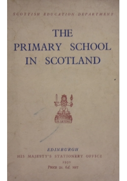 The primary school in Scotland,1950r.
