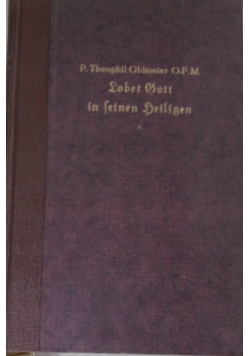 Lobet Gott in feinem Heiligen,1927r.