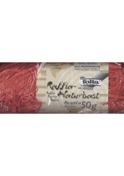Rafia naturalna 50 g pomarańczowa