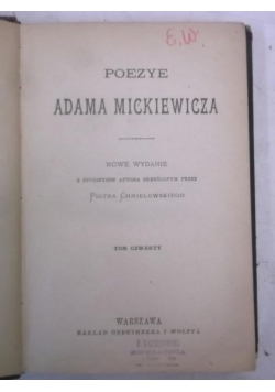 Poezye Adama Mickiewicza, 1900 r.