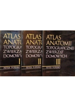 Atlas Anatomii topograficznej zwierząt domowych, Tom I-III
