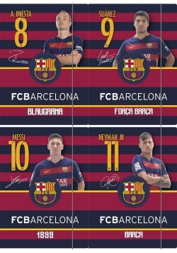 Zeszyt A5/32K linia FC Barcelona 4 (10szt) ASTRA