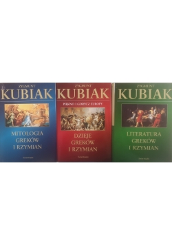 Literatura grek,zestaw trzech książek