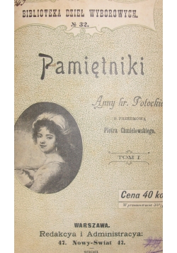 Pamiętniki ,1898r.