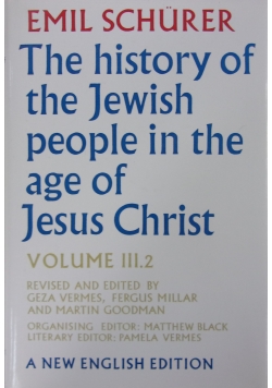 The history of the Jewish people in the age of Jesus Christ, volume III.2