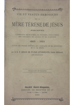 Mere Terese de Jesus, 1906r.