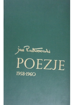 Poezje 1958-1960
