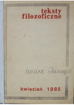 Teksty filozoficzne