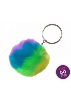 GoGoPo - Breloczek pompon neon
