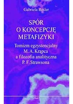Spór o koncepcję metafizyki + autograf