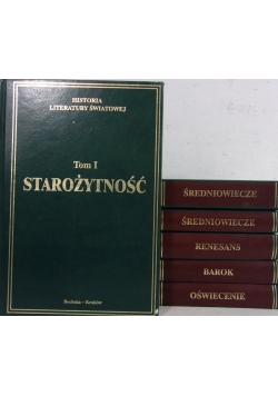 Historia literatury światowej. Zestaw 6 książek