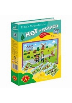 Puzzle magnetyczne - Kot w butach ALEX