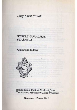 Wesele górskie od Żywca