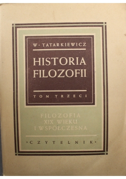 Historia Filozofii Tom 3 1950 r.