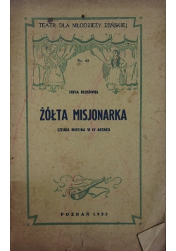 Żółta Misjonarka, 1935r.
