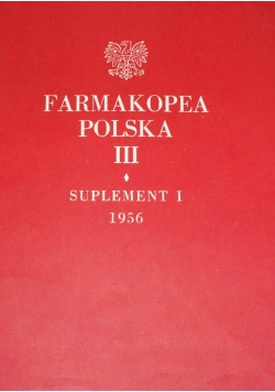 Farmakopea Polska III Suplement I