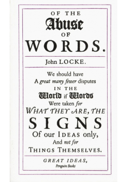 Of the Abuse of Words