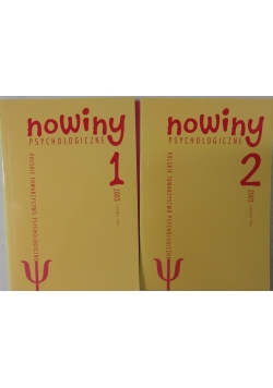 Nowiny psychologiczne 1 i 2