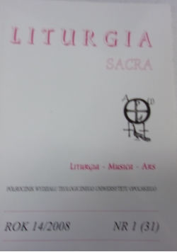 Liturgia Sacra, nr. 1(31)