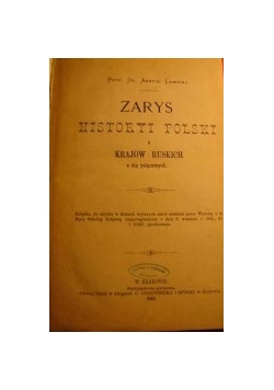 Zarys historyi polskiej, ok 1910 r.