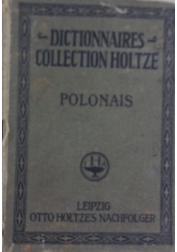 Dictionnaires Collection Holtze ,1923 r.