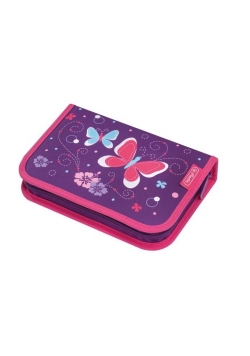 Piórnik 31 części Smart Purple Butterfly