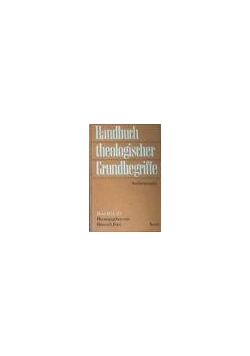 Handbuch theologischer Grundbegriffe band II