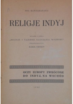 Religie Indyj, 1930 r.