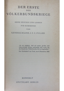 Der erste der Volkerbundskriege. ok 1939 r.