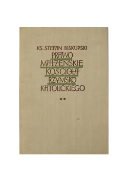 Prawo Małżeńskie Kościoła Rzymskokatolickiego