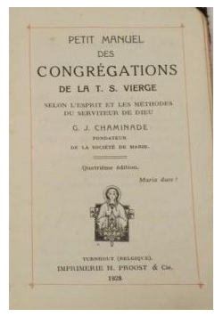 Des Congregations, 1928 r.