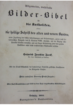 Bilder-Bibel, 1844r.