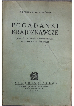 Pogadanki krajoznawcze 1924 r.