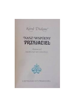 Nasz wspólny przyjaciel