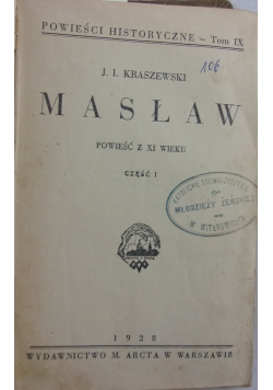 Masław,1928 r.
