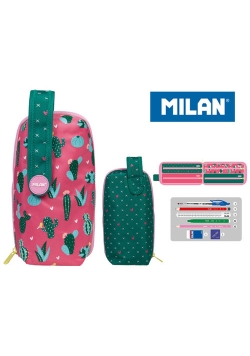 Multipiórnik Milan owalny z 4 piórnikami Cactus