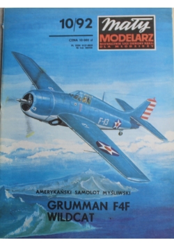Mały modelarz 10 Grumman F4F wildcat