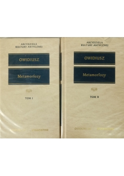 Owidiusz Metamorfozy Tom I i II