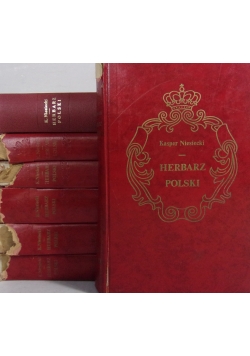 Herbarz Polski, zestaw 10 tomów, reprint z ok. 1845r.
