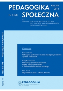 Pedagogika społeczna nr 3