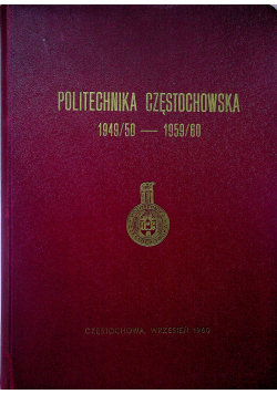 Politechnika częstochowska 1948/50  1959/60