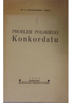 Problem Polskiego Konkordatu ,1948r.