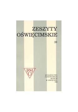 Zeszyty oświęcimskie 20