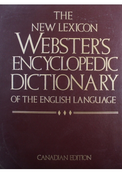 The new lexicon Websters New Encyclopedic Dictionary