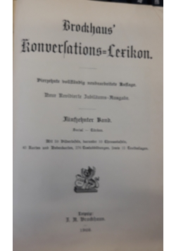 Konverations lerikon, 1908 r.