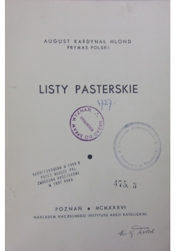 Listy Pasterskie