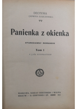 Panienka z okienka Tom I i II 1911 r.