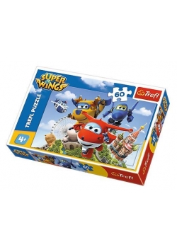 Puzzle 60 Lot dookoła świata Super Wings TREFL