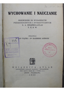 Wychowanie i nauczanie 1932 r.