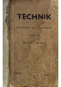 Technik tom III 1946r